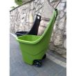 Roaba de gradina, plastic, verde, 55 L, Load & GO