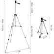 Trepied/suport smartphone, pentru selfie, cu telecomanda, bluetooth, 45-133 cm