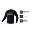 Tricou cu maneca lunga raglan Premium, 180 g/mp, bleumarin, marimea XXL/56, NEO