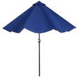Umbrela gradina/terasa, cu inclinatie, manivela, albastru, 300 cm