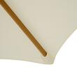 Umbrela gradina/terasa,​​​​​​​ stalp lemn, crem, 250 cm