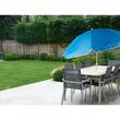 Umbrela plaja, Verk Group, cu manivela, inclinatie, protectie UV, albastru, 210 cm
