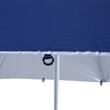 Umbrela plaja/gradina, 2 in 1, albastru si alb, 210 cm