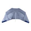 Umbrela plaja/gradina, 2 in 1, albastru si alb, 210 cm