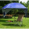 Umbrela plaja, parasolar, albastru, 230 cm, Malatec