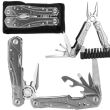 Unealta, briceag, multifunctional, 22 in 1, varfuri/biti, cu husa, inox, 16x12.5x1.5 cm, Springos