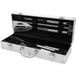 Ustensile pentru barbecue, grill, gratar, inox, cu geanta, set 12 piese, Strend Pro Grill