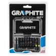 Varfuri/biti de impact,  23 buc, cu adaptor magnetic, Graphite