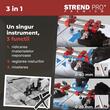 Ventuza dubla pentru gresie Strend Pro 3 in 1: ridicare, reglare rost, nivelare