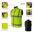 Vesta de lucru cu 2 fete, reflectorizanta, galben, model Visibility, marimea XL/56, NEO 