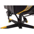 Scaun de gaming, cu suport de picioare, negru-galben, Infini no.16 