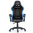 Scaun de gaming, negru-albastru, Infini Five 