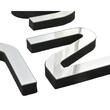 Ceas de perete, efect 3D si oglinda, 1xAA, 60-130 cm, Ruhhy