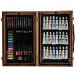 Set pictura si desen, Maaleo, trusa lemn, 85 piese