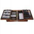 Set pictura si desen, Maaleo, trusa lemn, 85 piese