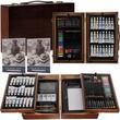 Set pictura si desen, Maaleo, trusa lemn, 85 piese