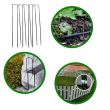 Cui tip U de fixare folii, furtune 4mmx15cm set - 40 buc.