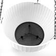 Set 4 ghivece de flori suspendat 26x16 cm, alb