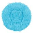 Culcus moale, pentru caine/pisica, albastru, 90 cm, Springos