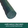 Set 20 araci/suport pentru rosii, castraveti, fasole, metal + PVC, verde, 180x1.1 cm, Artool