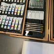 Set pictura si desen, Maaleo, trusa lemn, 85 piese