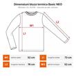 Bluza termica Basic, negru, marimea L/XL, NEO