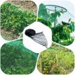 Plasa pvc contra pasarilor 4 x 10m  Verde inchis