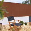 Paravan pentru balcon, terasa, gard, UV, 800 g/m2, maro, 3x0.9 m