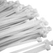 Coliere (fasete) plastic albe 4.8x200 mm, set 100 buc, BEOROL