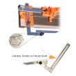 Masina de taiat gresie si faianta, aparat Profesional dispozitiv cu rulmeti 800mm + Gletiera - Set 2 buc.