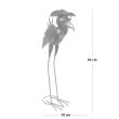 Decoratiune gradina metalica Corb  20x14x66cm