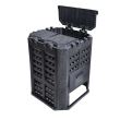 Compostor de gradina, 320 L, negru 