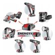 Set circular de mana 150 mm, 18 V Li-ion cu acumulator 2 Ah, incarcator, ochelari, manusi GRAPHITE ENERGY