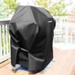 Husa protectie gratar gradina, Kaminer, dreptunghi, impermeabila, neagra, 100x60x95 cm