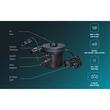 Pompa aer electrica pentru piscina, saltea gonflabila, 110 W, 12V/220-240V, 3 conectori, Bestway