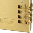Lacat cu cifru, auriu, 60 mm, Richmann Exclusive