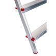 Scara aluminiu, Master, 5 trepte, platforma, max 125 kg, 1.97 m