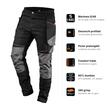 Pantaloni de lucru NEO HD Slim cu buzunare detasabile S/48 - pictograme caracteristici