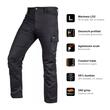 Pantaloni de lucru NEO Mix&Match canvas negru L/52 - pictograme caracteristici