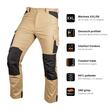 Pantaloni de lucru Mix&Match canvas bej cu negru XXL/56 NEO - pictograme caracteristici