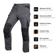 Pantaloni de lucru Mix&Match canvas gri cu negru XXL/56 NEO - pictograme caracteristici