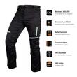 Pantaloni de lucru Mix&Match Slim twill negri XXL/56 NEO - pictograme caracteristici