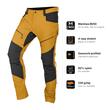 Pantaloni de lucru NEO Outdoor 4-way stretch galben mustar M/50 - pictograme caracteristici