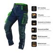 Pantaloni de lucru Premium, Cordura, 270 g/mp, bleumarin, marimea XXL/56, NEO