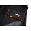 Pantaloni scurti de lucru HD Slim, 285 g/mp, negru-gri, marimea L/52, NEO