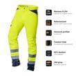 Pantaloni slim reflectorizanti Visibility galben XL/54 NEO - pictograme caracteristici