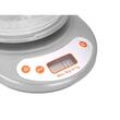 Cantar electronic de bucatarie, Verk Group, max 5 kg, alb, afisaj digital, 2 x AA R6, 20.5x16x5 cm