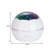 Lampa de noptiera cu proiector, Verk Group, pentru copii, cupola rotativa, 2 moduri, diferite culori, 4xAAA, incarcare USB, 12x10 cm