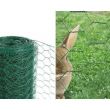 Gard plasa rabitz, pvc, verde, 16 mm, 0.9 mm, 25x1 m