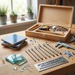 Set 6 burghie sticla si ceramica 4-12 mm, Richmann